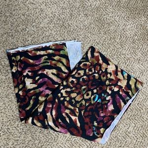 Piece of fabric animal print design